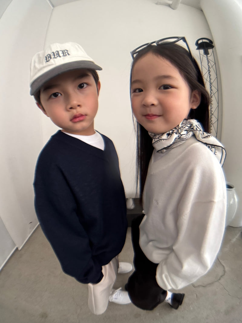 Our - Korean Children Fashion - #childofig - Garden V Neck Knit - 8