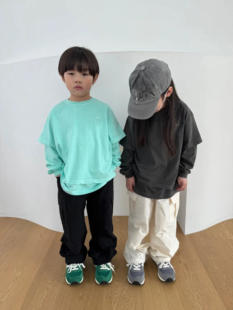 Our - Korean Children Fashion - #childrensboutique - Garment-Dyed Layered Tee - 11