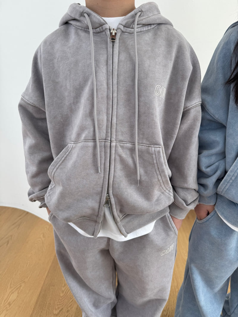 Our - Korean Children Fashion - #childrensboutique - Grain Washed Hoodie - 12