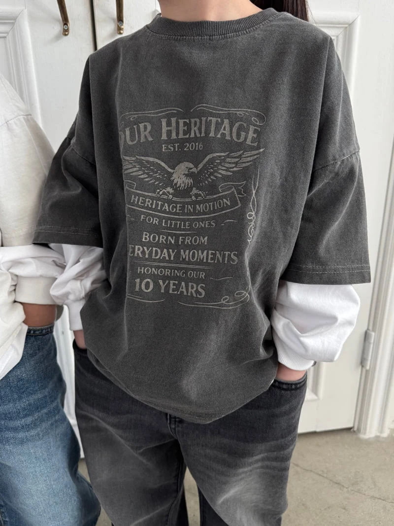 Our - Korean Children Fashion - #childrensboutique - Heritage Garment-Dyed Tee - 9