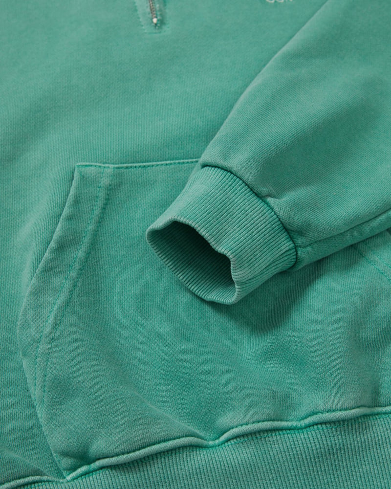 Our - Korean Children Fashion - #designkidswear - Garment-Dyed Half Hoodie - 6