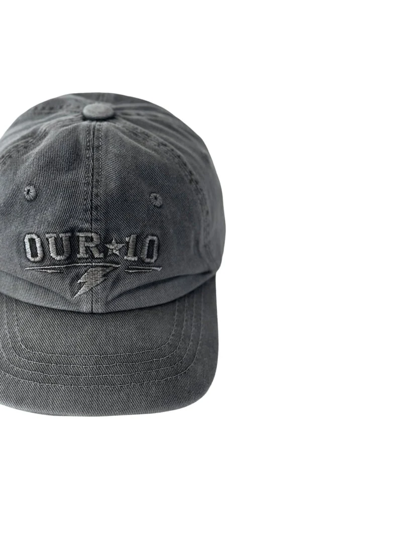 Our - Korean Children Fashion - #childrensboutique - Thunder Garment-Dyed Ball Cap - 4