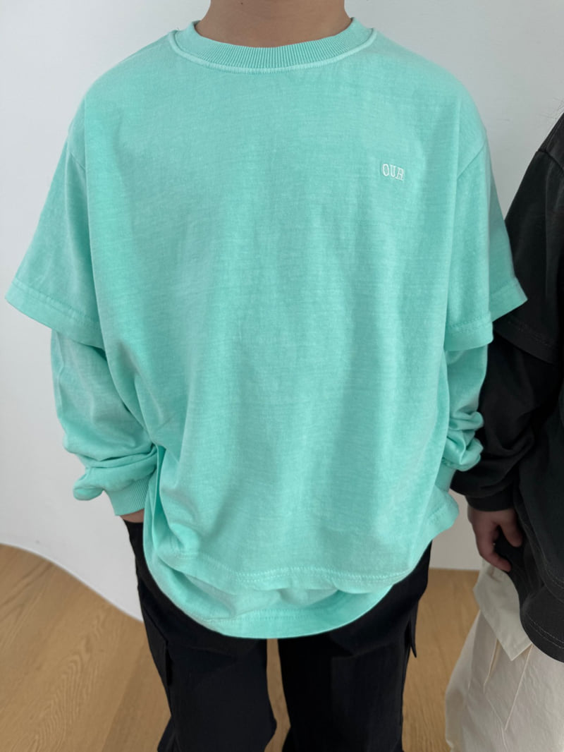 Our - Korean Children Fashion - #designkidswear - Garment-Dyed Layered Tee - 12