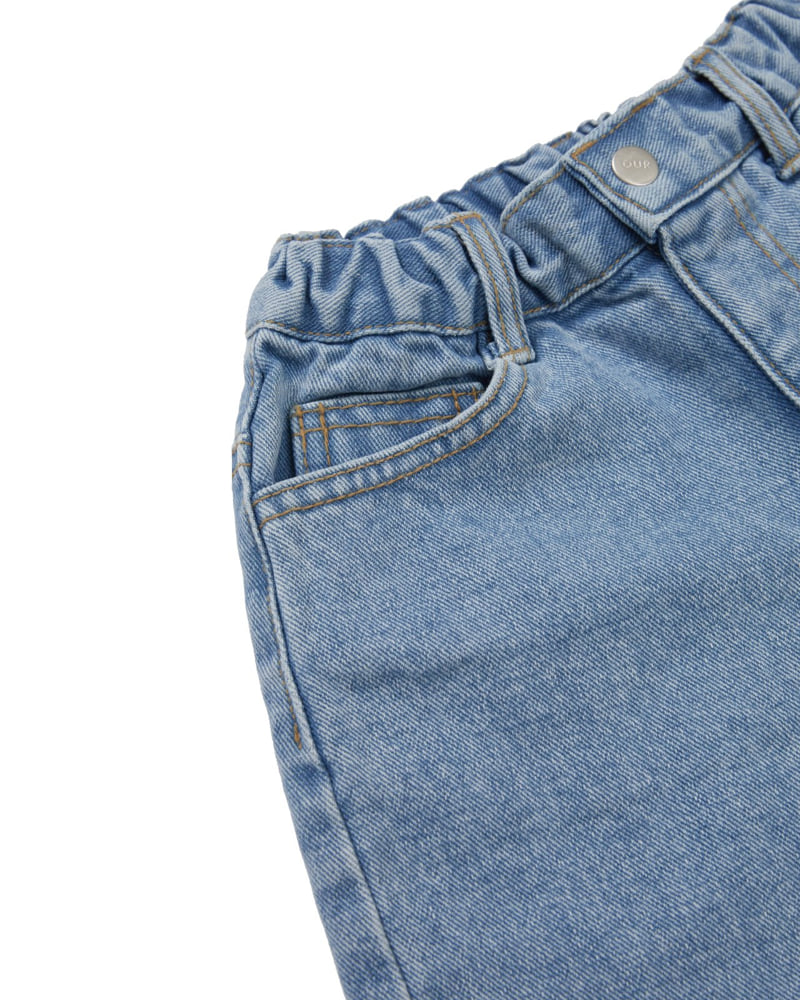 Our - Korean Children Fashion - #designkidswear - Park Bermuda Denim Pants - 4