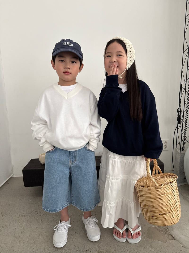Our - Korean Children Fashion - #discoveringself - Garden V Neck Knit - 11