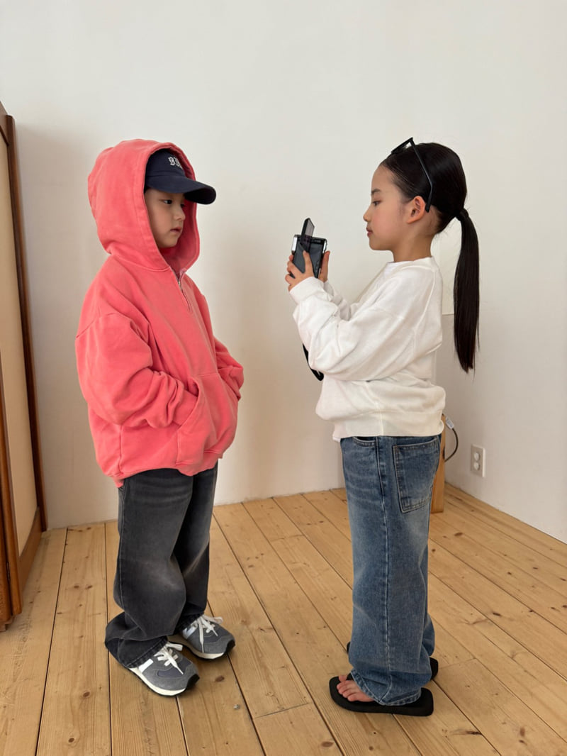 Our - Korean Children Fashion - #discoveringself - Youth Wide Denim Pants - 10