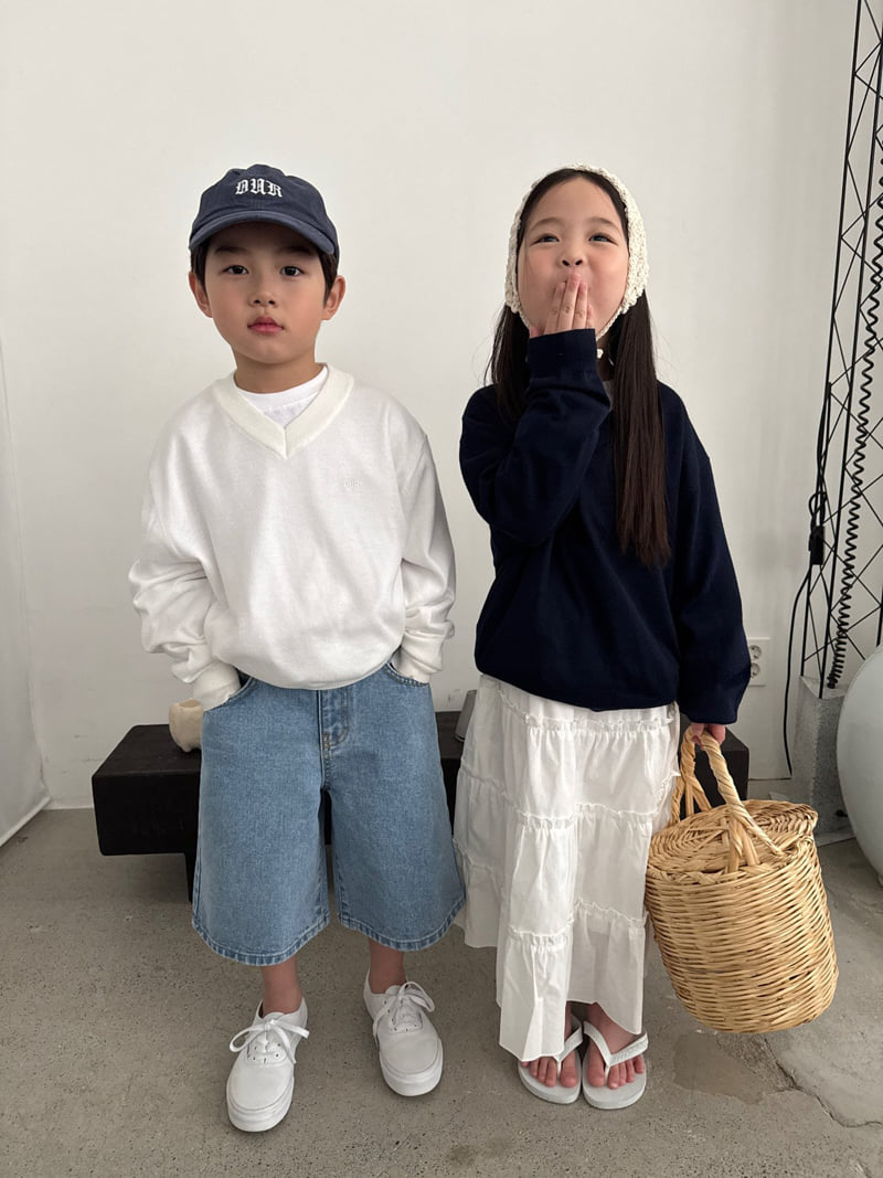 Our - Korean Children Fashion - #fashionkids - Garden V Neck Knit - 12