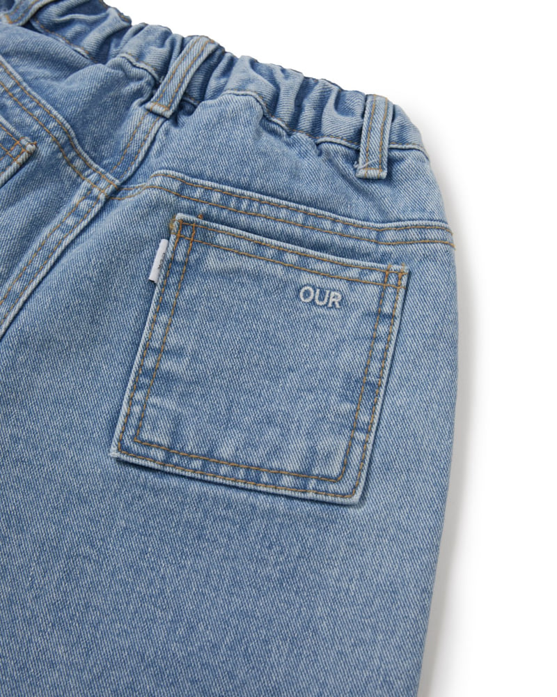 Our - Korean Children Fashion - #kidsshorts - Park Bermuda Denim Pants - 6
