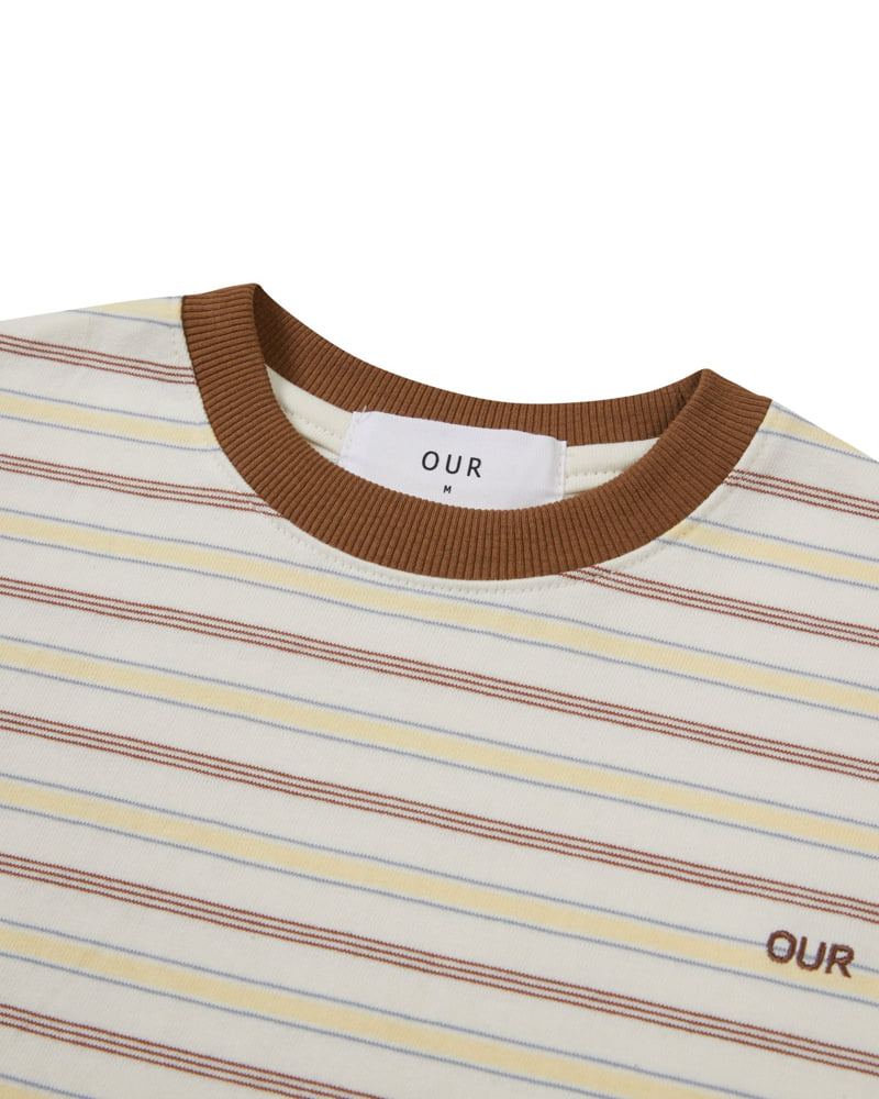 Our - Korean Children Fashion - #kidsshorts - Play Striped Tee - 3