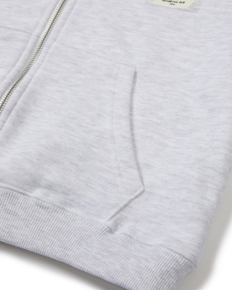 Our - Korean Children Fashion - #kidsshorts - Tape Label Hoodie - 5