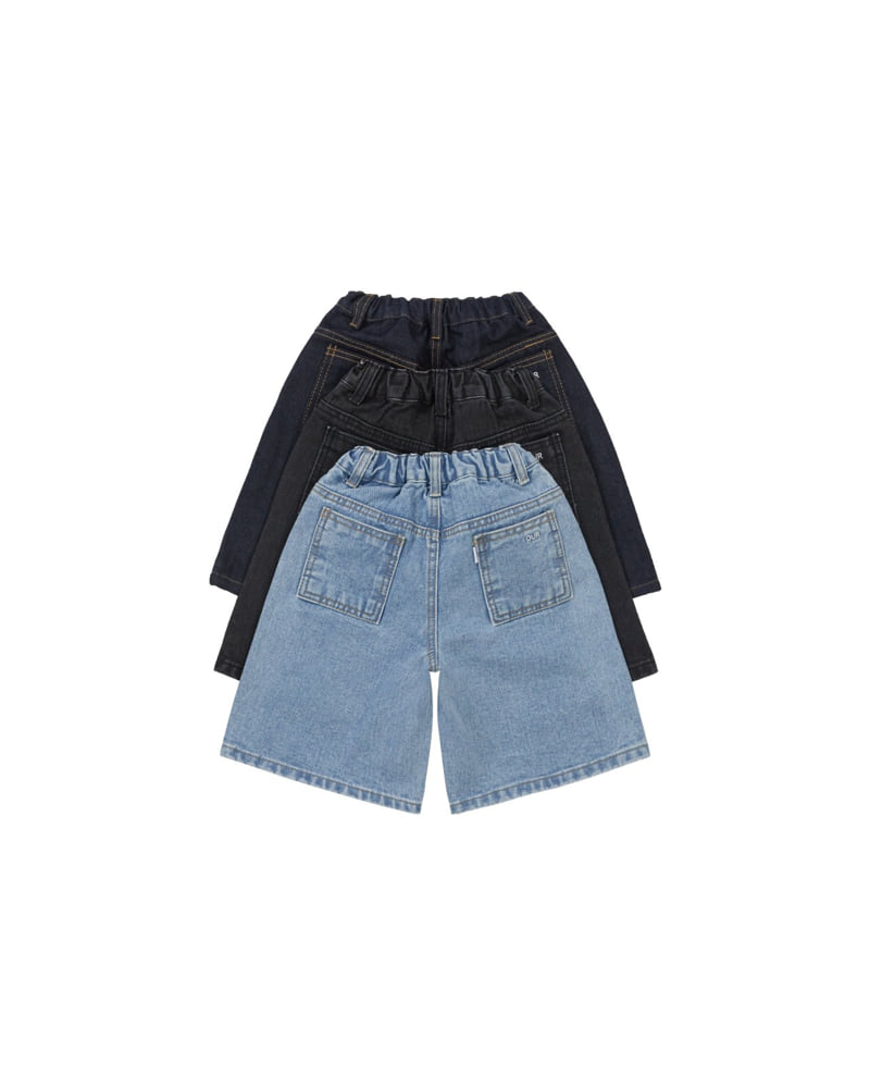Our - Korean Children Fashion - #kidsstore - Park Bermuda Denim Pants - 7