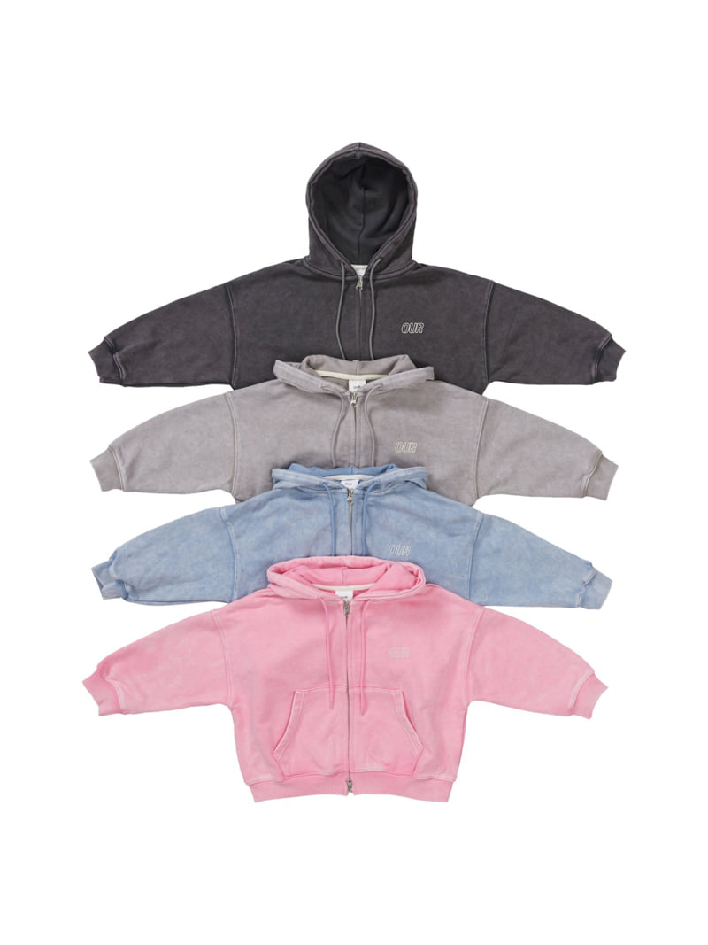 Our - Korean Children Fashion - #kidsstore - Grain Washed Hoodie