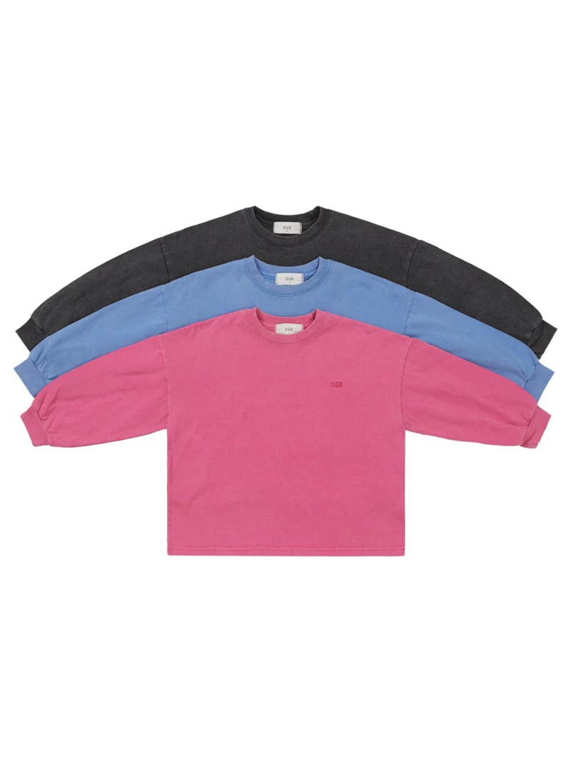Our - Korean Children Fashion - #kidsstore - Garment Washed Tee