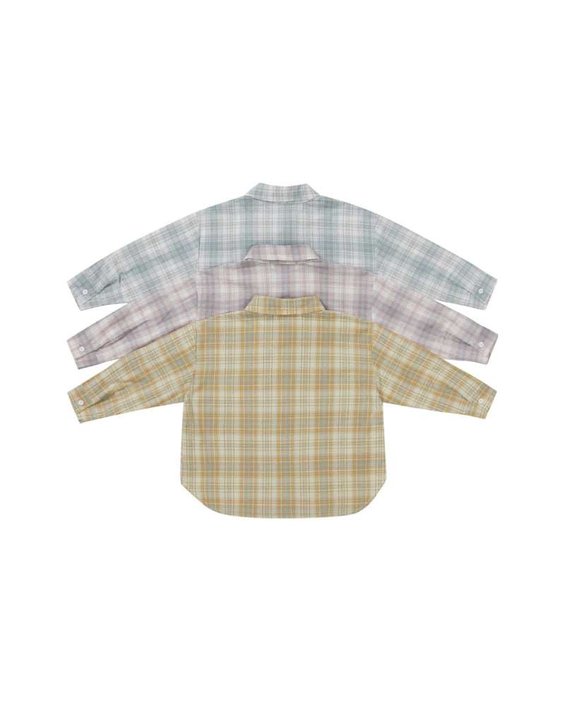 Our - Korean Children Fashion - #kidzfashiontrend - Light Check Shirt - 7