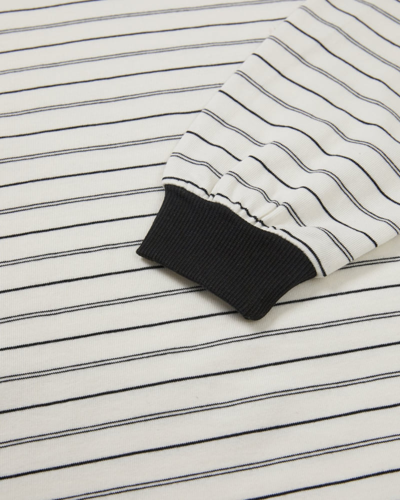 Our - Korean Children Fashion - #kidzfashiontrend - Pocket Striped Tee - 5