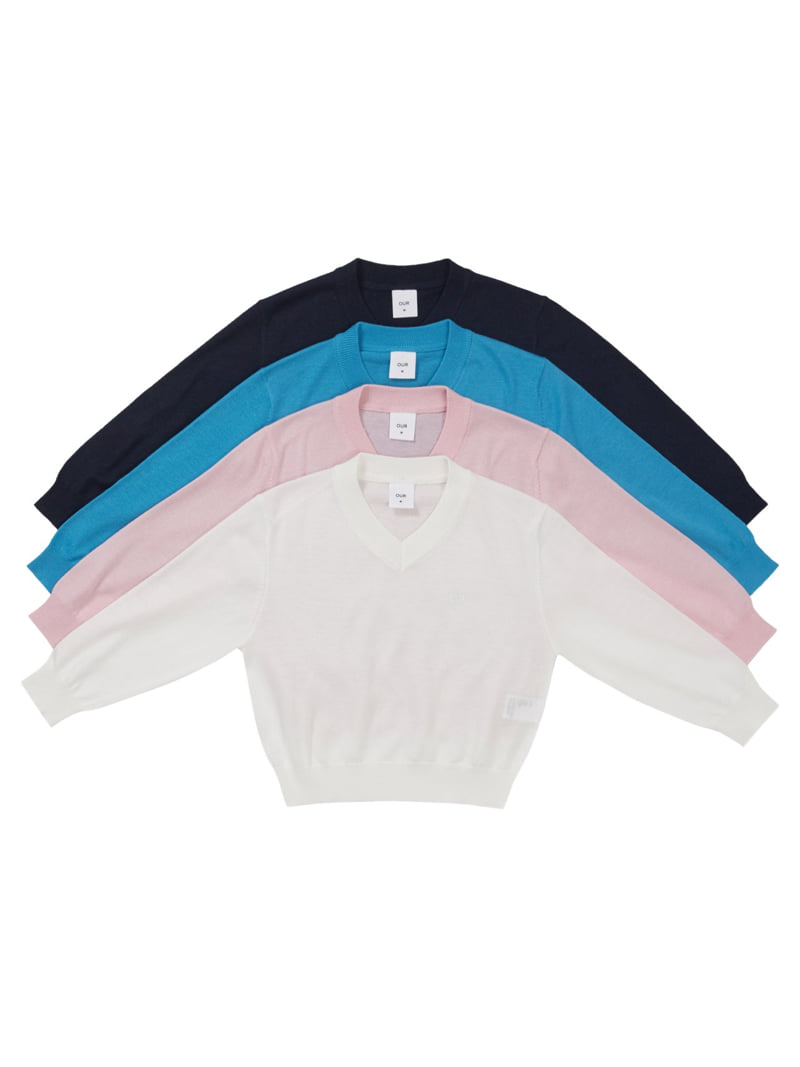 Our - Korean Children Fashion - #kidzfashiontrend - Garden V Neck Knit