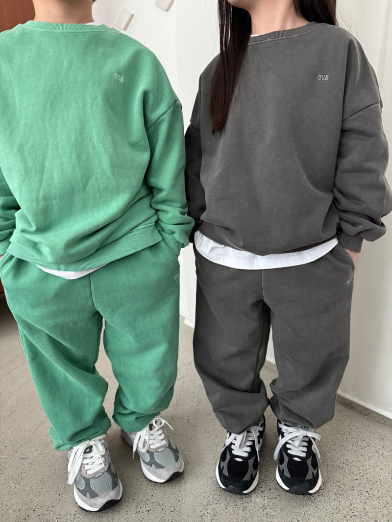 Our - Korean Children Fashion - #littlefashionista - Easy Garment-Dyed Set - 12