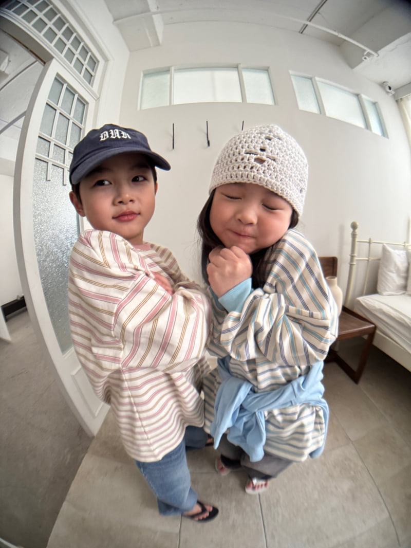 Our - Korean Children Fashion - #magicofchildhood - Play Striped Tee - 8