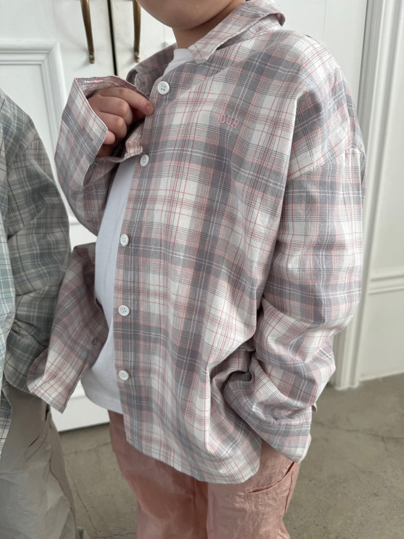 Our - Korean Children Fashion - #minifashionista - Light Check Shirt - 11