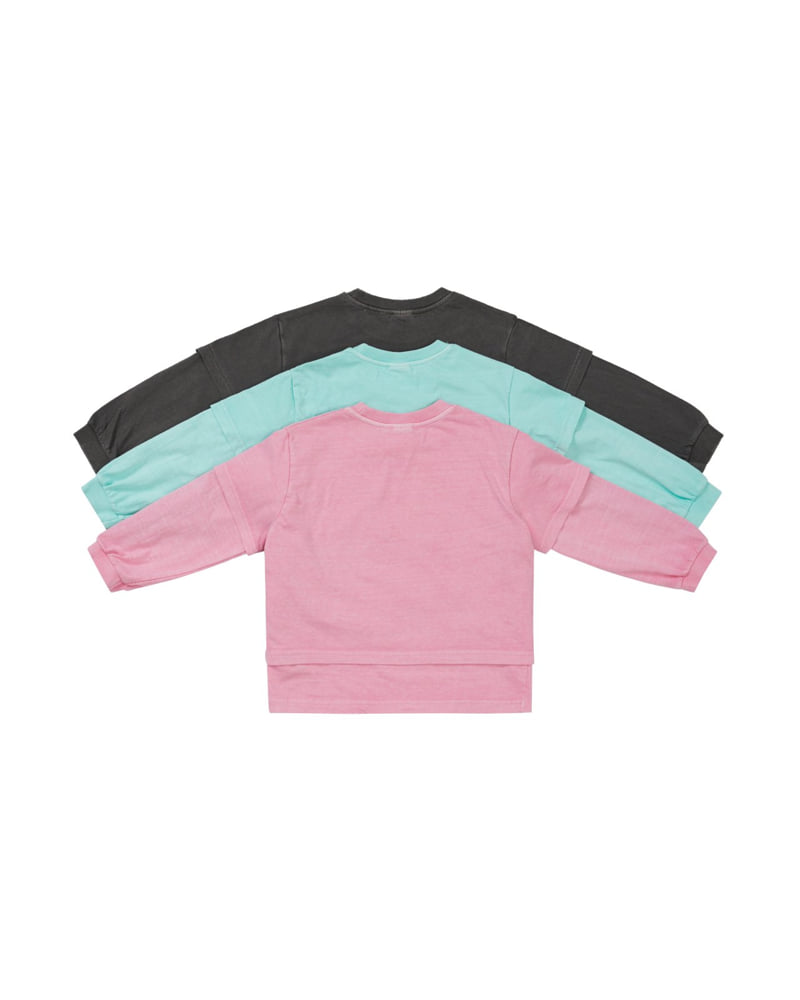 Our - Korean Children Fashion - #minifashionista - Garment-Dyed Layered Tee - 7