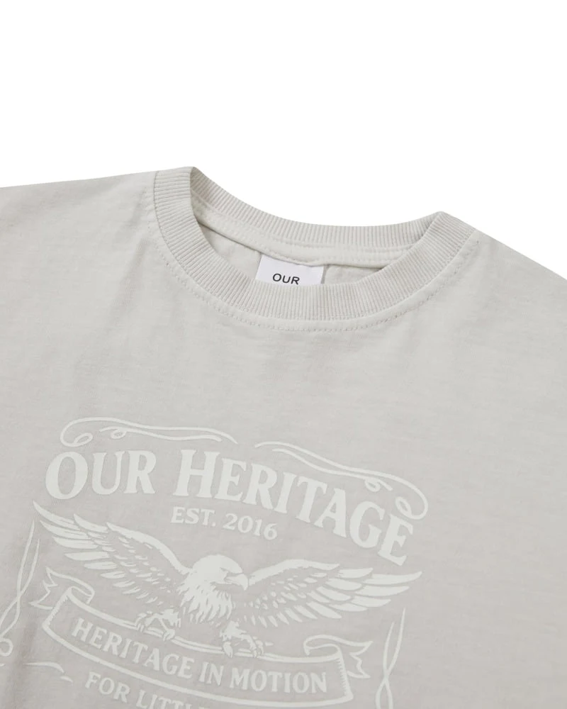 Our - Korean Children Fashion - #minifashionista - Heritage Garment-Dyed Tee - 3