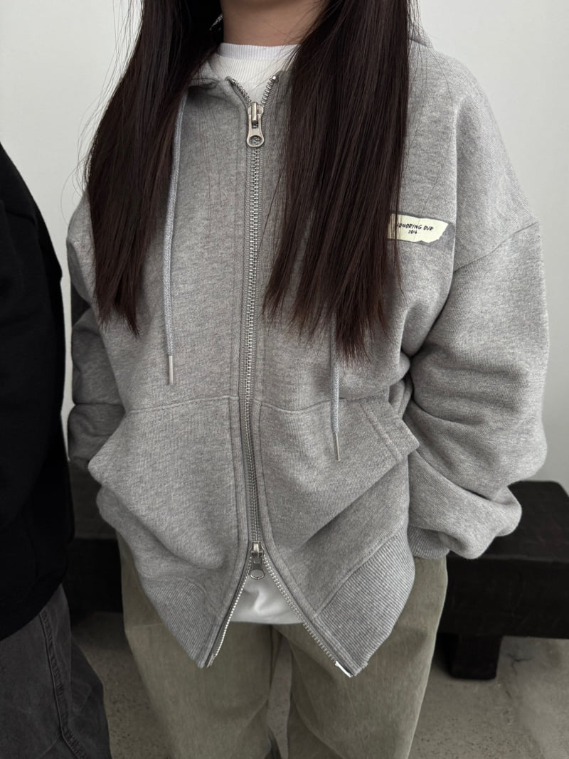 Our - Korean Children Fashion - #minifashionista - Tape Label Hoodie - 11