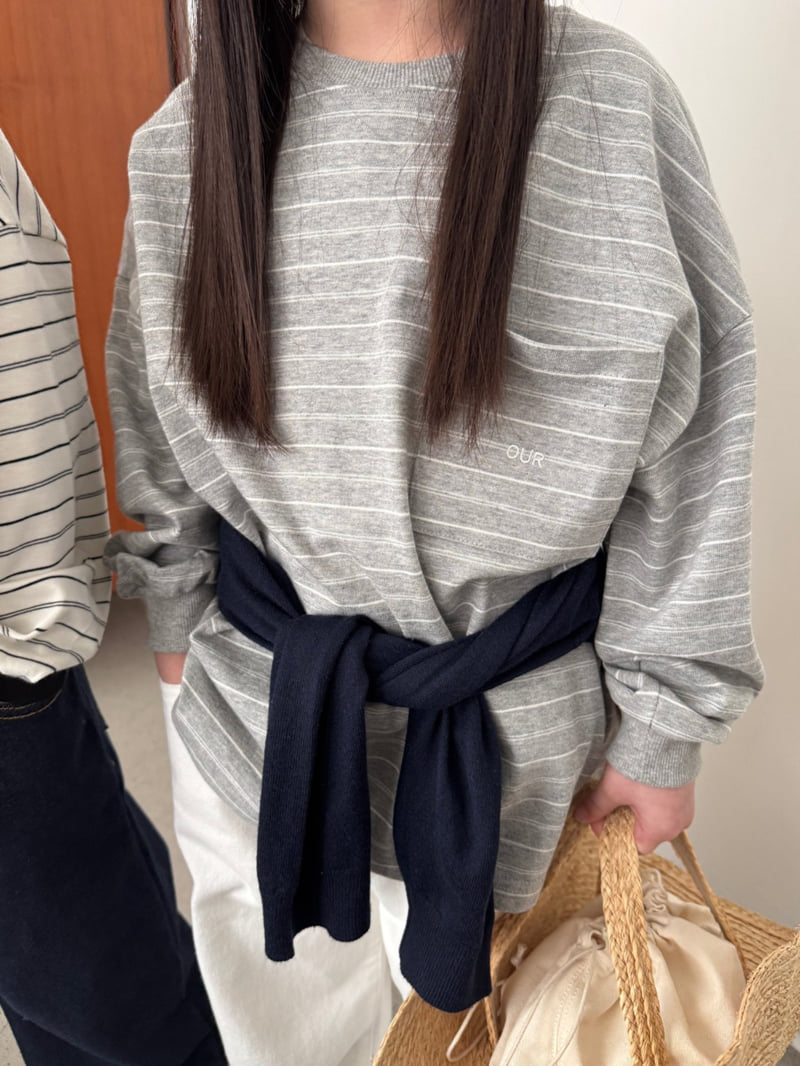 Our - Korean Children Fashion - #minifashionista - Pocket Striped Tee - 9