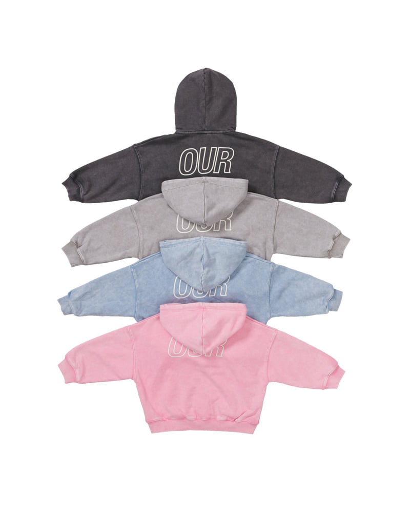 Our - Korean Children Fashion - #prettylittlegirls - Grain Washed Hoodie - 7
