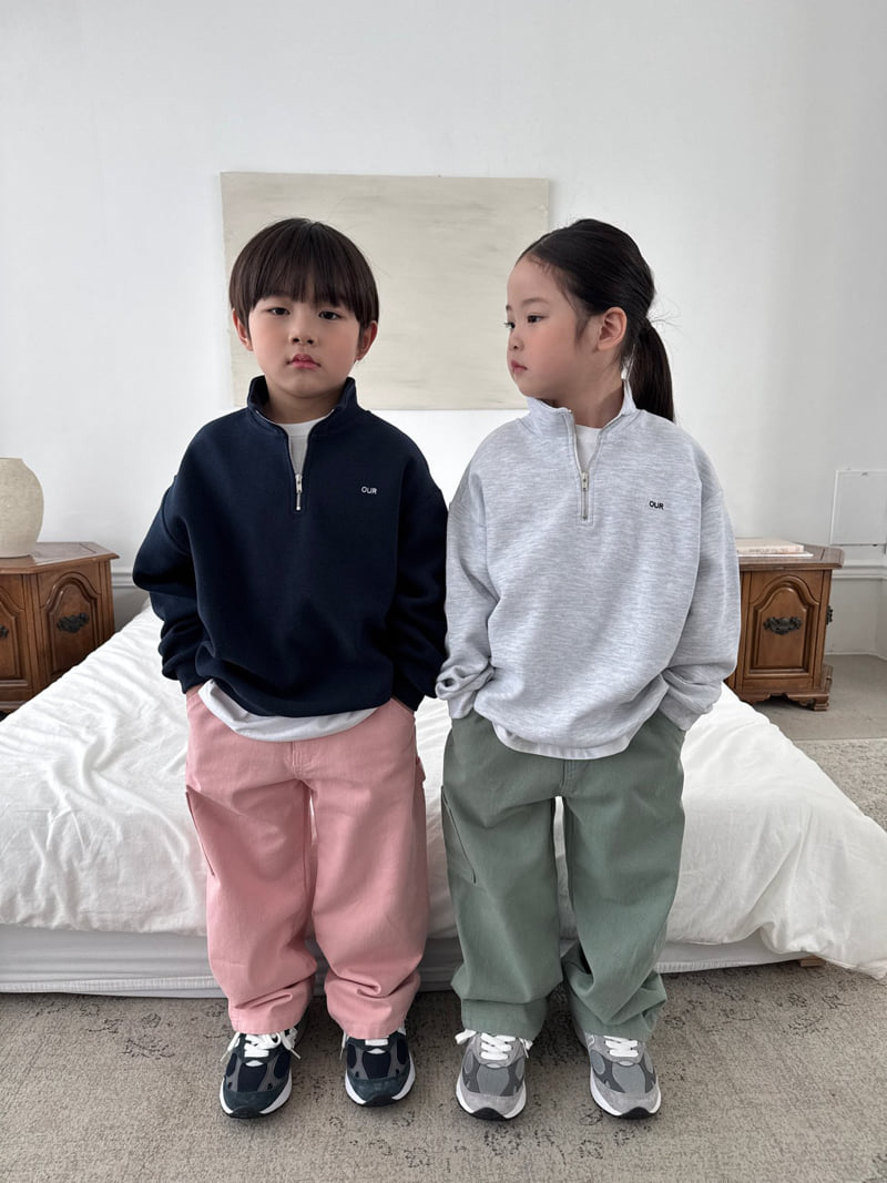 Our - Korean Children Fashion - #prettylittlegirls - Core Half Zip - 11