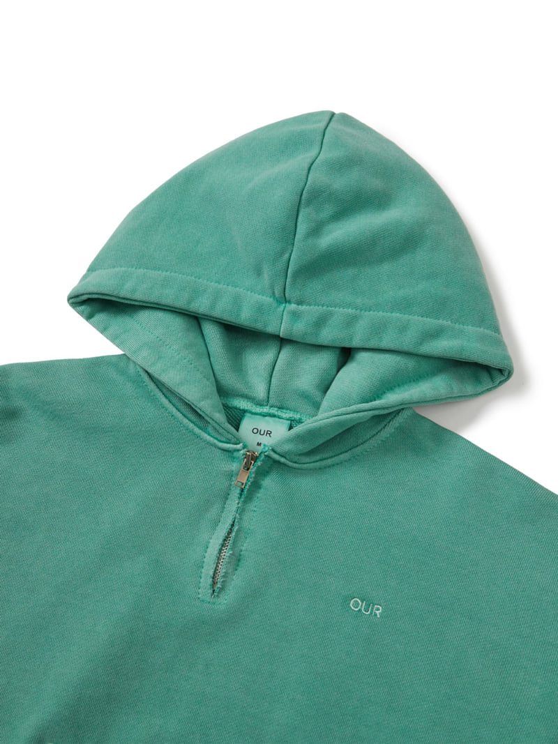Our - Korean Children Fashion - #stylishchildhood - Garment-Dyed Half Hoodie - 3