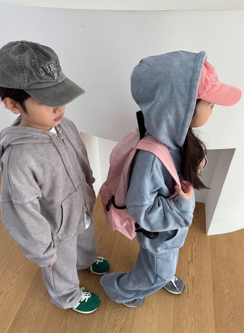 Our - Korean Children Fashion - #stylishchildhood - Grain Washed Hoodie - 10