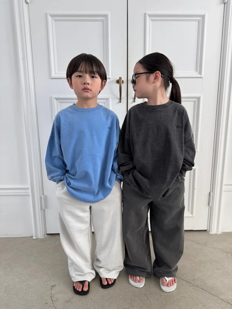 Our - Korean Children Fashion - #todddlerfashion - Garment Washed Tee - 8