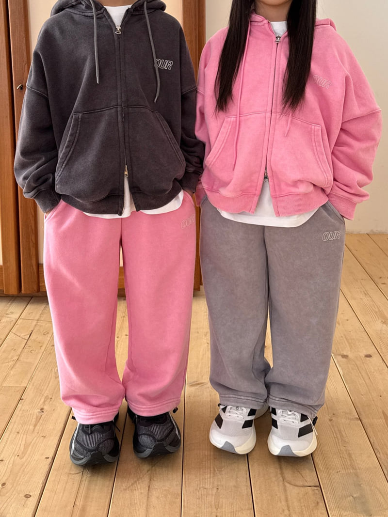 Our - Korean Children Fashion - #toddlerclothing - Grain Washed Hoodie - 9