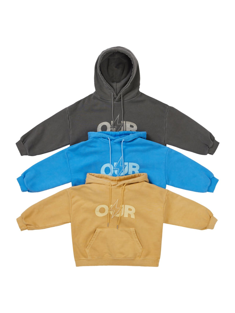 Our - Korean Children Fashion - #toddlerclothing - Storm Garment-Dyed Hoodie