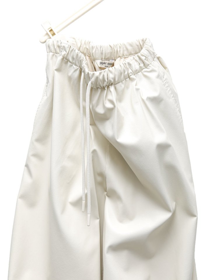 Paper Moon - Korean Women Fashion - #momslook - Glossy Wide Parachute Pants - 10