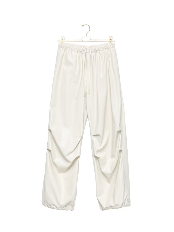 Paper Moon - Korean Women Fashion - #womensfashion - Glossy Wide Parachute Pants - 4