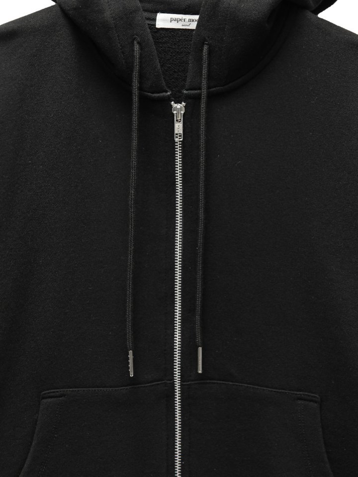 Paper Moon - Korean Women Fashion - #momslook - Classic Slim Fit Two Way Zipped Up Hoodie - 8
