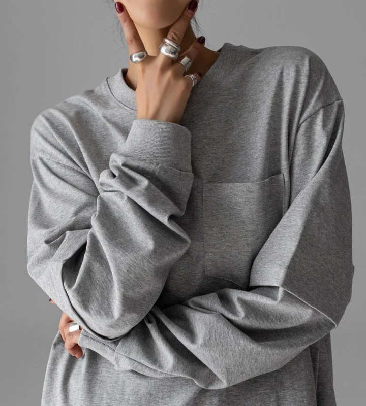 Paper Moon - Korean Women Fashion - #momslook - Layered Sleeve Side Slit Tee