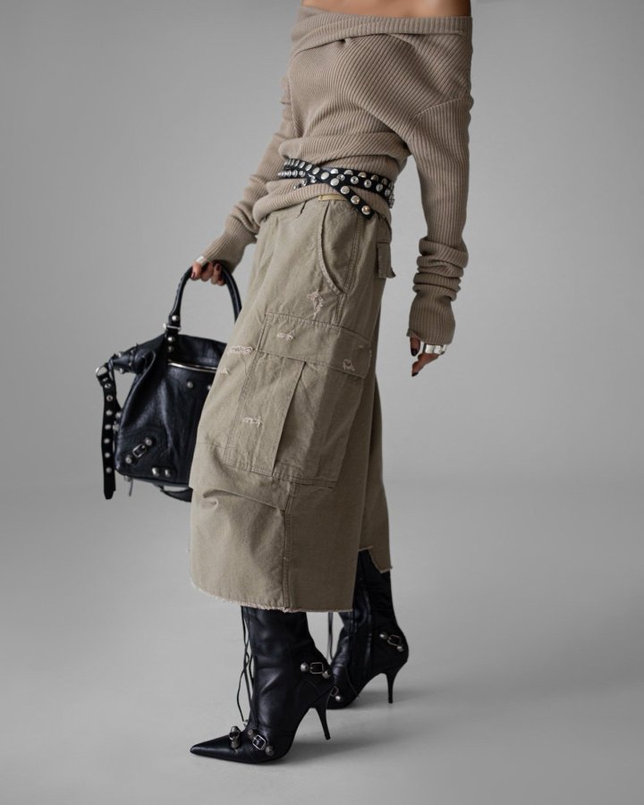 Paper Moon - Korean Women Fashion - #momslook - Vintage Cut-Off Bermuda Pants - 7
