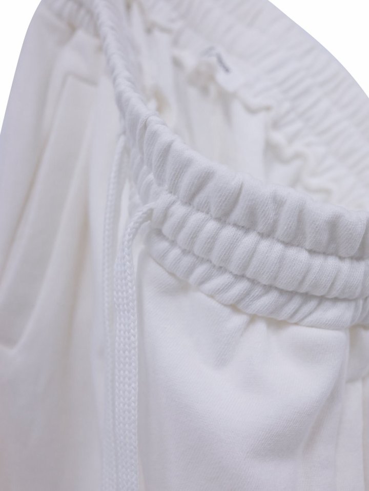 Paper Moon - Korean Women Fashion - #momslook - Cutted Detail Wide Sweat Trousers - 9