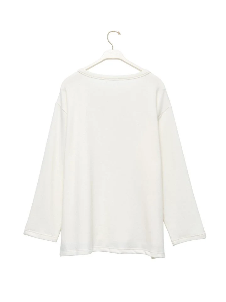 Paper Moon - Korean Women Fashion - #momslook - Soft Lounge Set-Up Boatneck Tee - 6