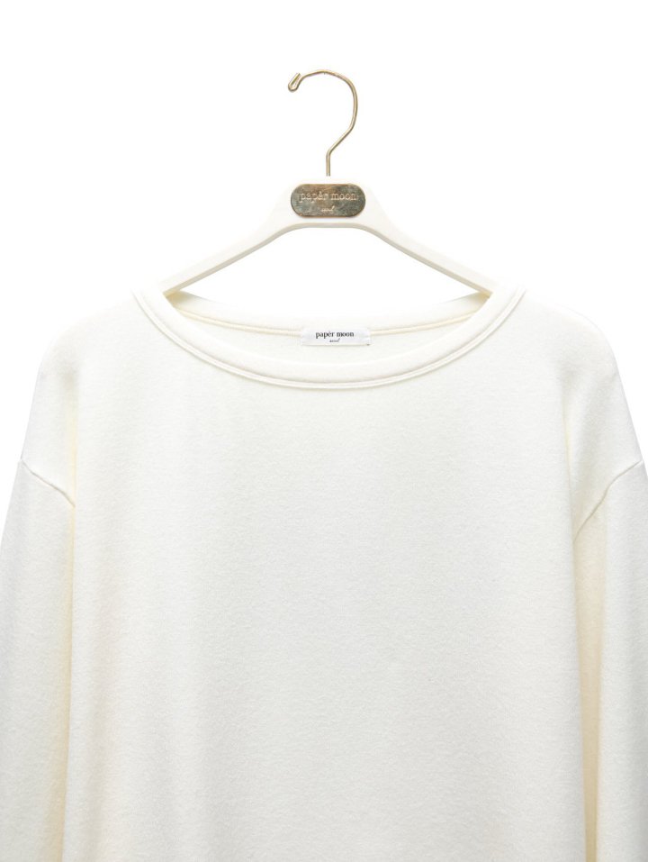 Paper Moon - Korean Women Fashion - #momslook - Soft Lounge Set-Up Boatneck Tee - 8