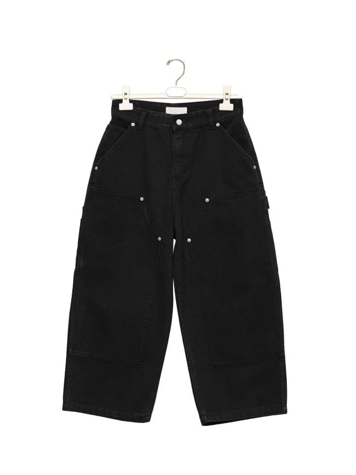 Paper Moon - Korean Women Fashion - #momslook - Vintage Ankle Carpenter Culottes - 8