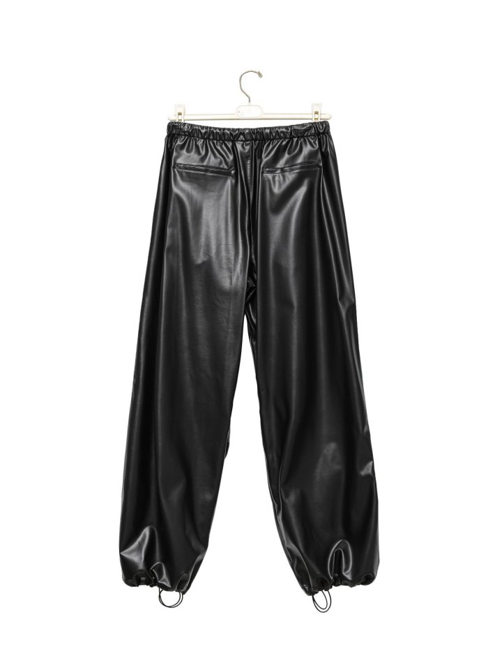 Paper Moon - Korean Women Fashion - #momslook - Glossy Wide Parachute Pants - 10