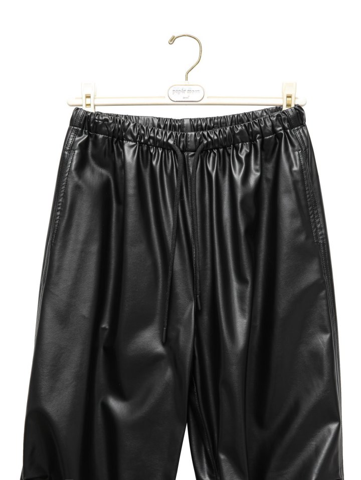 Paper Moon - Korean Women Fashion - #momslook - Glossy Wide Parachute Pants - 11