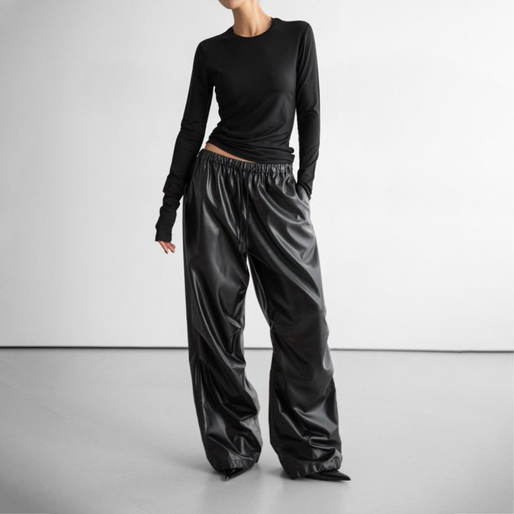 Paper Moon - Korean Women Fashion - #momslook - Classic Slim Fit Tencel Crew Neck Top - 2