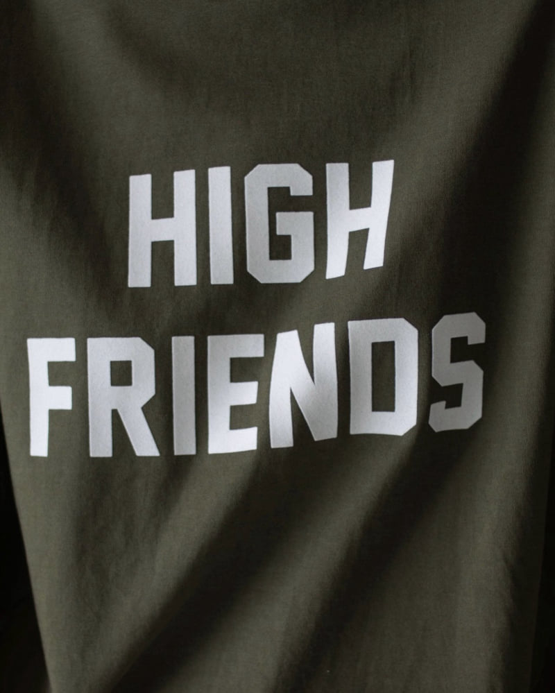 Paper Moon - Korean Women Fashion - #momslook - High Friends Print Tee - 5