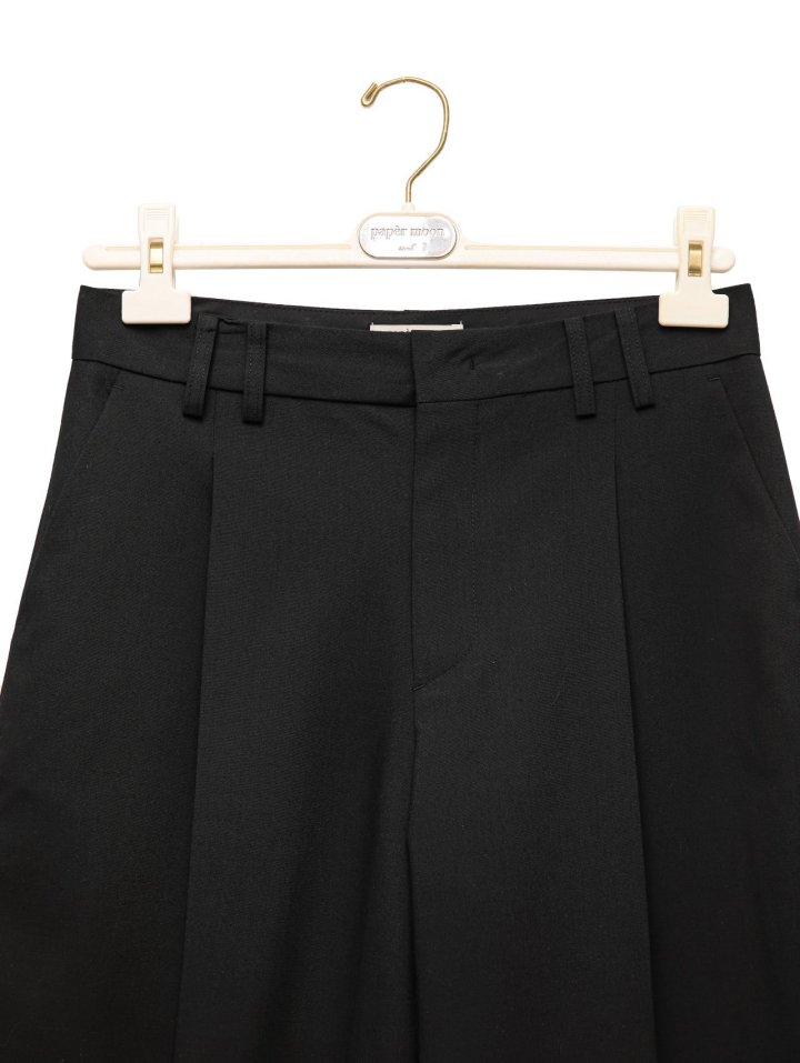 Paper Moon - Korean Women Fashion - #momslook - Classic Wide Fit Bermuda Trousers - 11