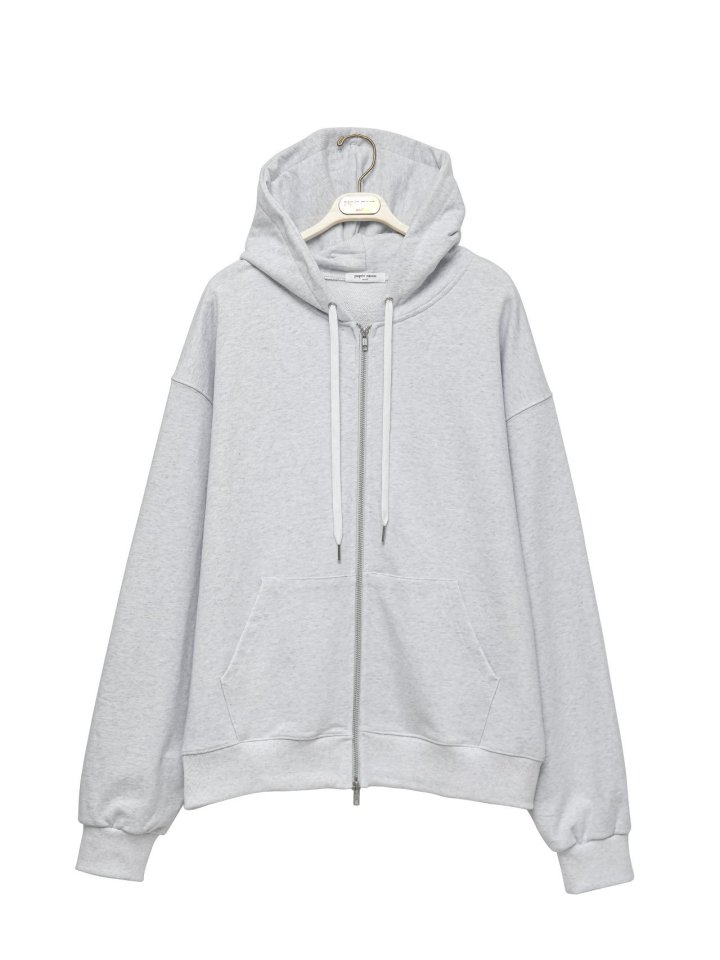 Paper Moon - Korean Women Fashion - #momslook - Classic Oversized Two Way Zipped Up Hoodie - 6