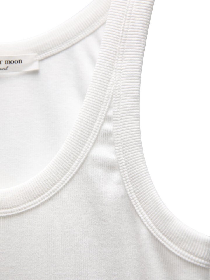 Paper Moon - Korean Women Fashion - #momslook - Sleeveless Rib Jersey Tank Top - 7